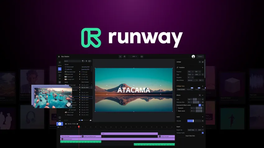 4. RunwayML: دنیایی از امکانات برای حرفه‌ای‌ها (چهارمین سرویس دهنده رایگان برای تولید تصویر با هوش مصنوعی)